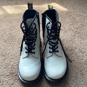 White Doc Marten Boots
